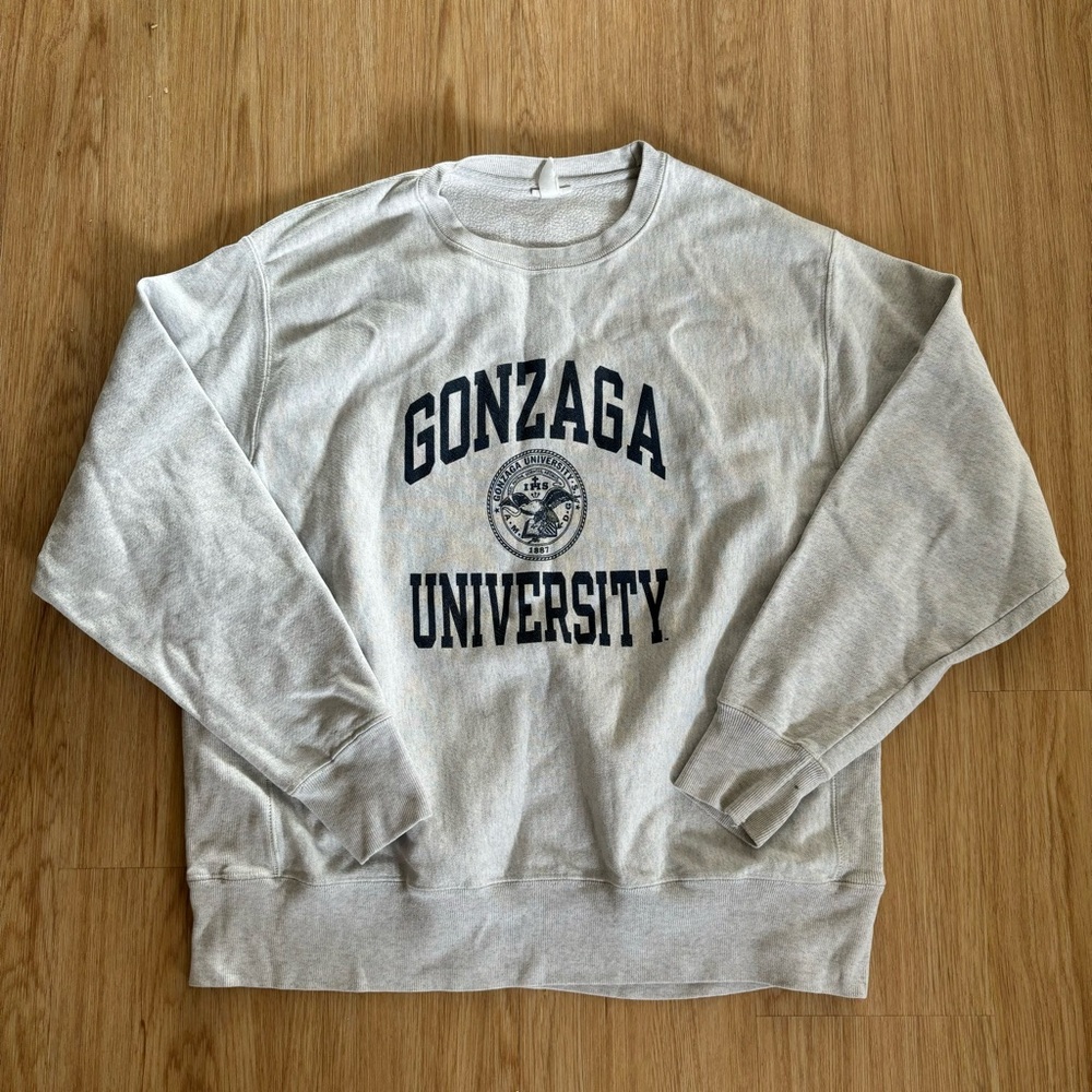 Vintage Gonzaga University Crewneck Sweater